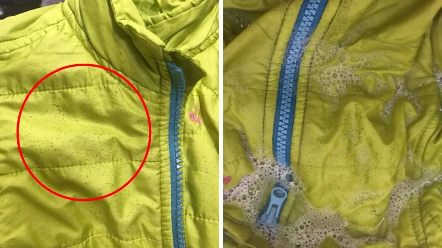 Giặt áo phao bị mốc bằng thứ này, vết bẩn biến mất, giúp tiết kiệm rất nhiều tiền-1