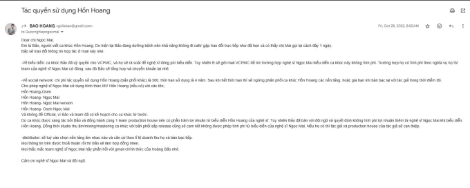 Toàn cảnh khẩu chiến giữa O Sen Ngọc Mai và nhạc sĩ bài Hồn Hoang: Ca sĩ bảo đã đóng tác quyền đủ, nhạc sĩ chỉ ra loạt khúc mắc!-3