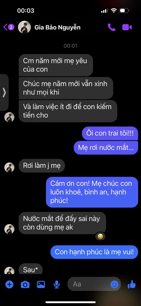 Năm mới, con trai MC Thảo Vân dặn dò 1 câu khiến mẹ rơi nuớc mắt, ai cũng khen: Đẻ đứa con đáng đồng tiền bát gạo-1