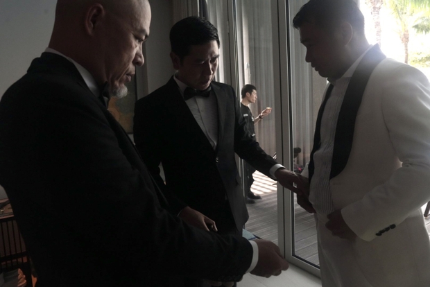 Sau tin chia tay với Lưu Hương Giang, Hồ Hoài Anh gây chú ý khi lộ diện tại đám cưới Vân Hugo-2