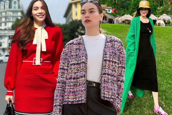 Tham khảo 10 cách diện trang phục màu sắc sang trọng, không lo sến của Hồ Ngọc Hà-11