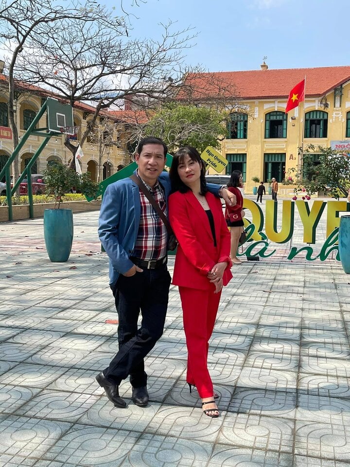 Nhan sắc vợ xinh đẹp, kém 11 tuổi của NSƯT Quang Thắng-4