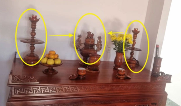 Đây là lỗi sai cơ bản khi bày biện bàn thờ Gia tiên mà nhiều người mắc phải, dù thành tâm mấy cũng khó có lộc-2