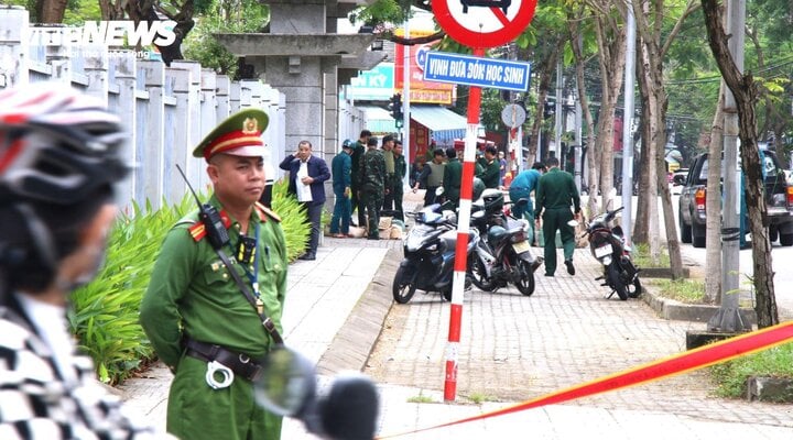 Phát hiện vật thể lạ, một trường học ở Đà Nẵng bị phong tỏa-1