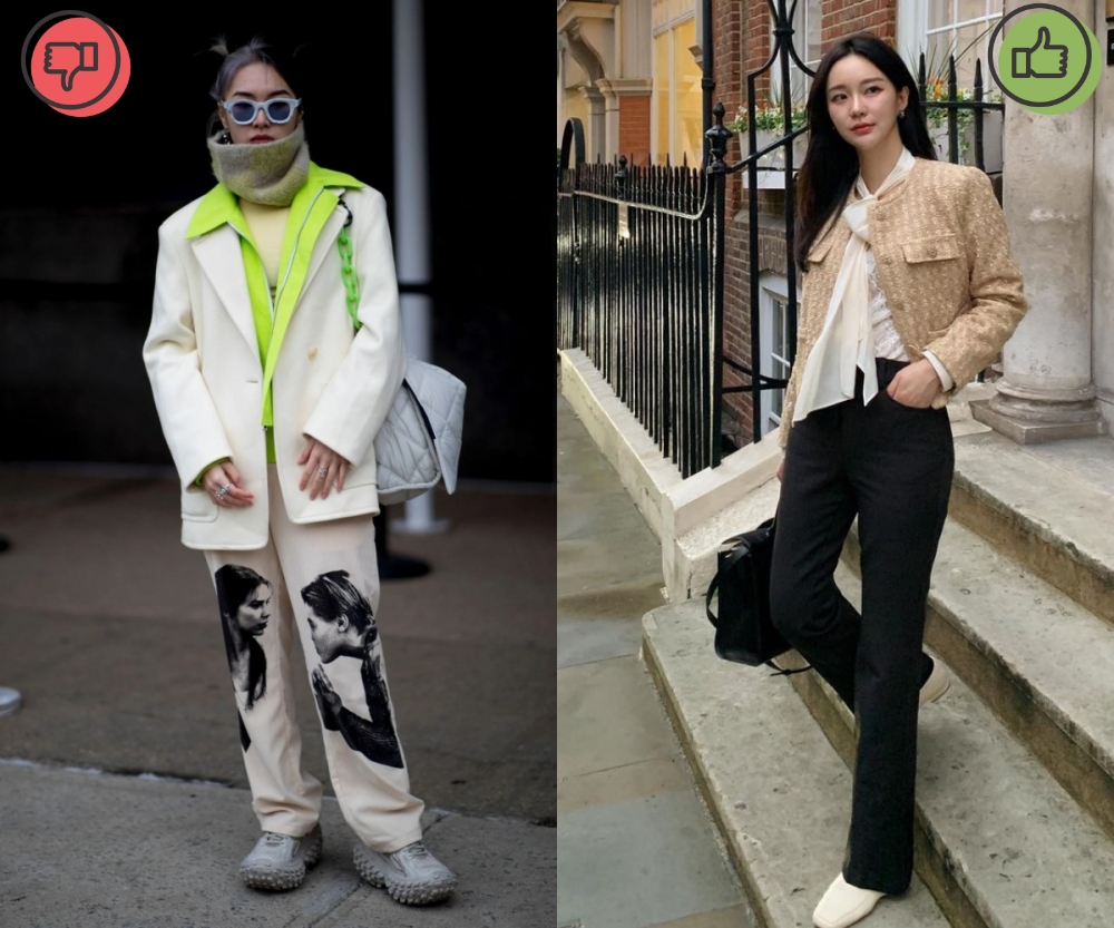 4 sai lầm thường gặp khiến style luộm thuộm, kém sang khi lên đồ ngày mưa lạnh-4