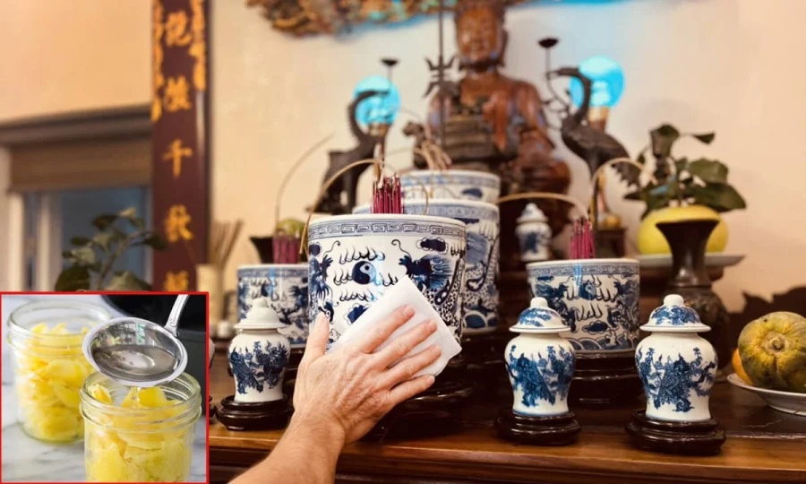 Lau bàn thờ dùng nước lã, xà phòng là đại kỵ: Dùng loại nước này Tổ tiên ưng bụng ban lộc-2