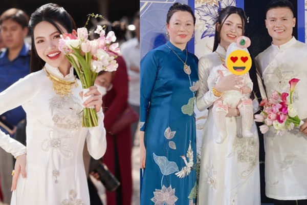 Tính cách của Chu Thanh Huyền được hé lộ qua cử chỉ với em bé, Quang Hải cũng phải gật gù về điểm này-5