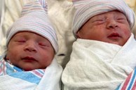 Ca sinh độc lạ: Cặp song sinh chào đời cách nhau 3 phút nhưng lại hơn kém nhau 1 tuổi