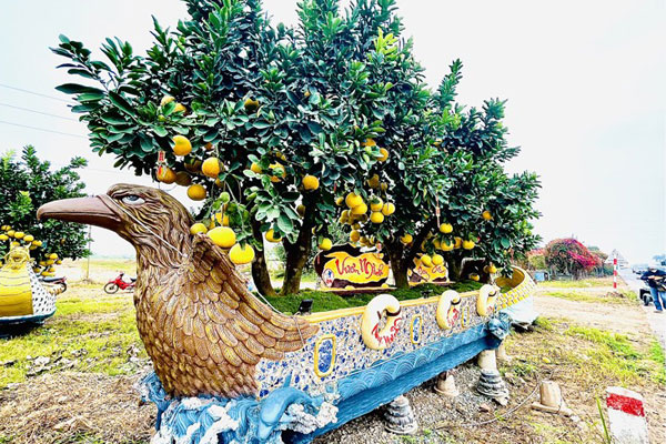 Cây bưởi Diễn thế Tam đa cao hơn 4m, giá 80 triệu đồng xuống phố chơi Tết-13