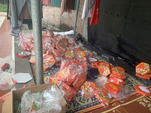 Vĩnh Phúc: Phát hiện cơ sở sản xuất số lượng lớn Mứt Tết giả chuẩn bị được đưa ra thị trường-1