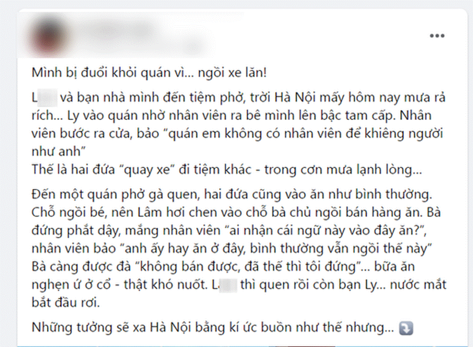 Nam TikToker lên tiếng vụ bị đuổi khỏi quán phở”, nhiều chi tiết khác bài viết trước đó-1