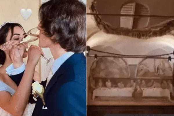 Cô dâu chú rể làm lễ trong đám cưới thì mẹ chồng đột ngột đứng dậy, biết lý do ai cũng phẫn nộ-3