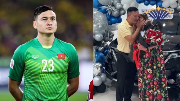 Thủ môn Đặng Văn Lâm sắm xế hộp tiền tỷ tặng bố mẹ, người mẹ Nga bật khóc nức nở vì tự hào về con trai-1
