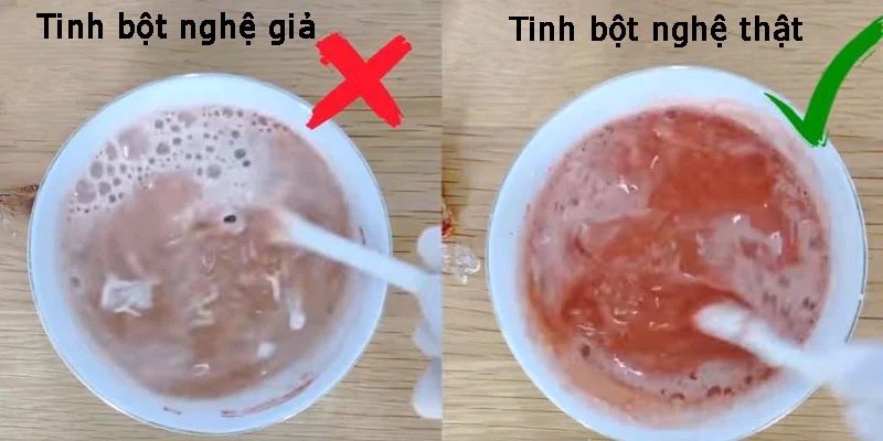 Muốn biết tinh bột nghệ thật hay dởm, chỉ cần làm theo cách này chuẩn 100%-3