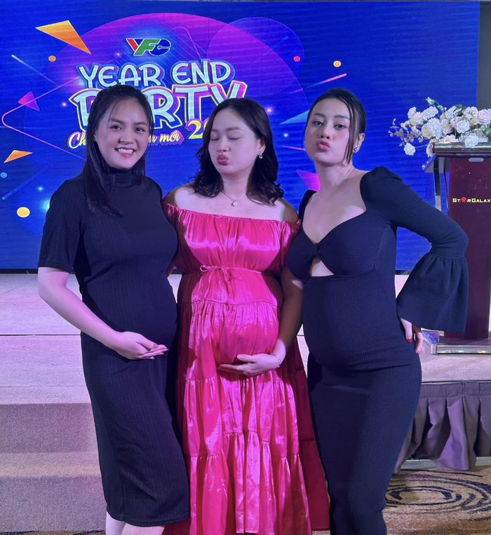 Phương Oanh, Thu Quỳnh, Lan Phương gây bất ngờ khi đứng chung 1 khung hình-1