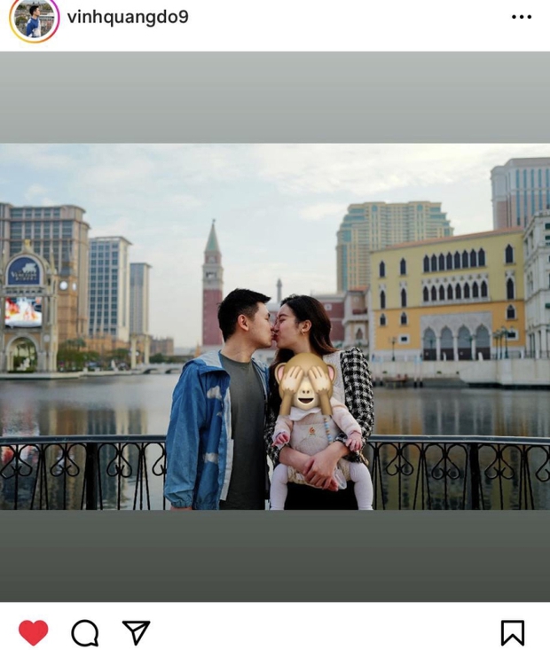 Ông xã doanh nhân khoá môi Đỗ Mỹ Linh, có hành động chú ý với con gái-1