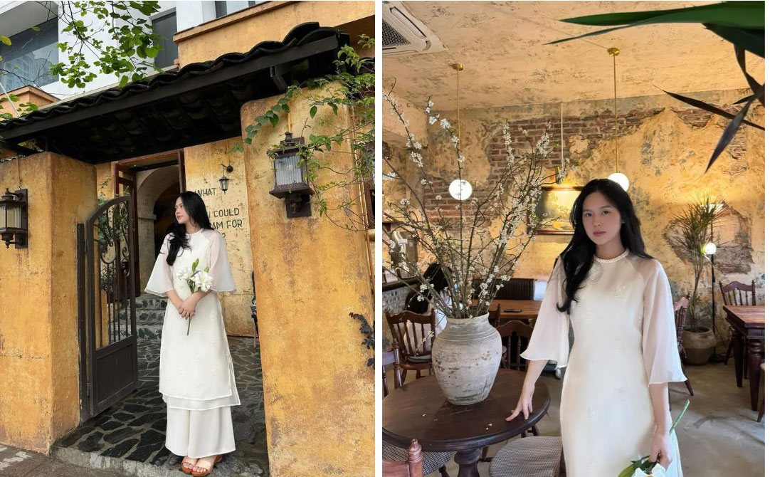 Hội bạn thân vợ cầu thủ rủ nhau diện áo dài đón Tết, Doãn Hải My ra dáng nàng dâu mới-6