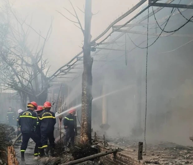 Hà Nam: Cháy tại Chùa Phật Quang, nhiều nội thất bị thiêu rụi-2