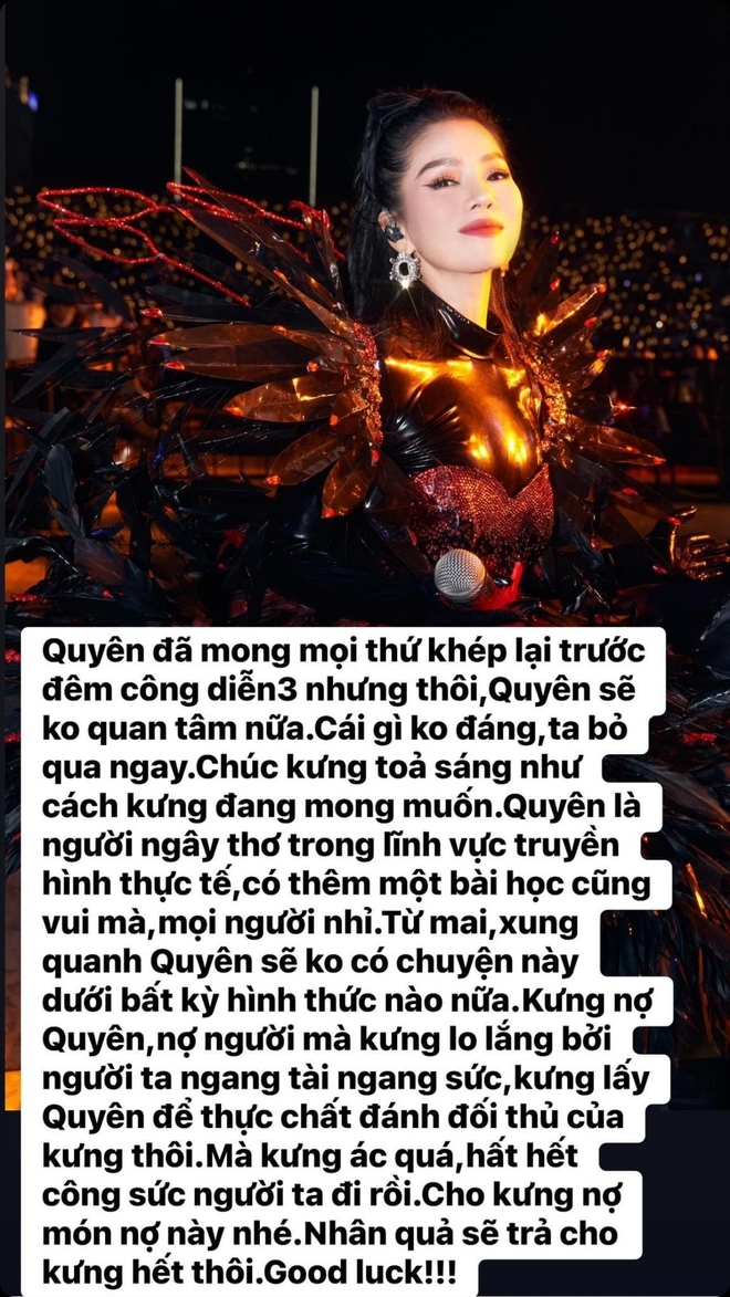 Lệ Quyên - Trang Pháp nói gì khi vướng tin đồn bất hòa, nghi vấn liên quan bài đăng ham hố, thèm khát vinh quang”?-9