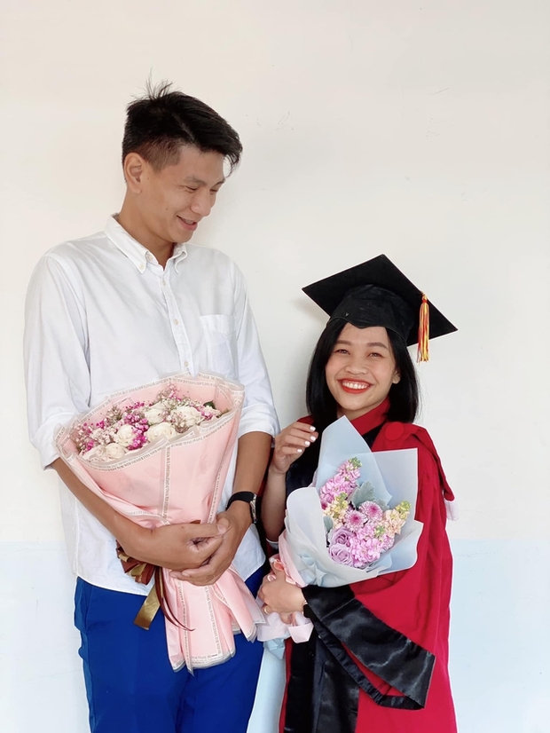 Cô gái 1m50 cưa đổ thầy giáo 1m96, hai bên gia đình đảo lộn vì chiều cao chênh lệch của cặp đôi-3