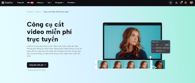 Sáng tạo không giới hạn cùng trình chỉnh sửa video trực tuyến CapCut-1