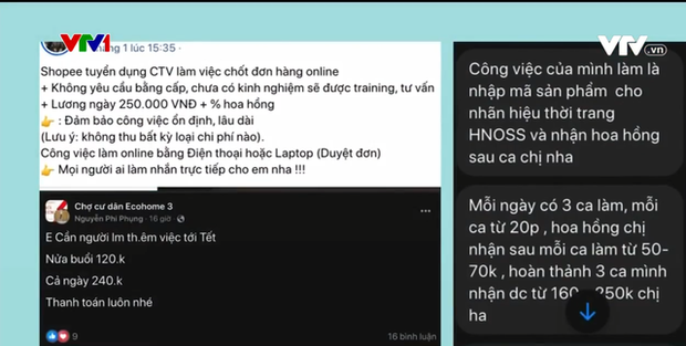 Chiêu lừa tuyển lao động dịp Tết: Từ gấp lì xì đến tương tác bán hàng, thu âm…-2
