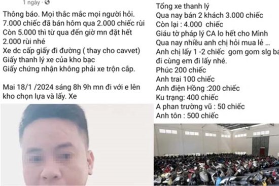 Lý do người đàn ông bị phạt khi đăng thông tin bán 