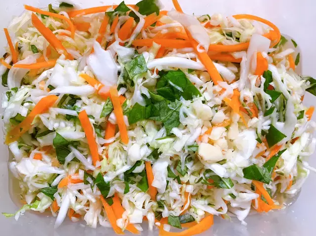 Ghim ngay công thức làm 2 món dưa góp chống ngán ngày Tết-4