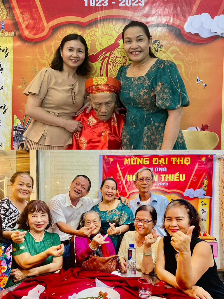 Cụ ông 100 tuổi vừa đón sinh nhật mình vừa ngủ gật-3