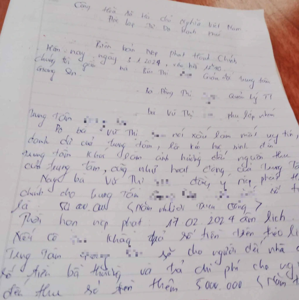 Giám đốc trung tâm giáo dục đặc biệt ở Hà Nội bị tố cưỡng đoạt tiền-1