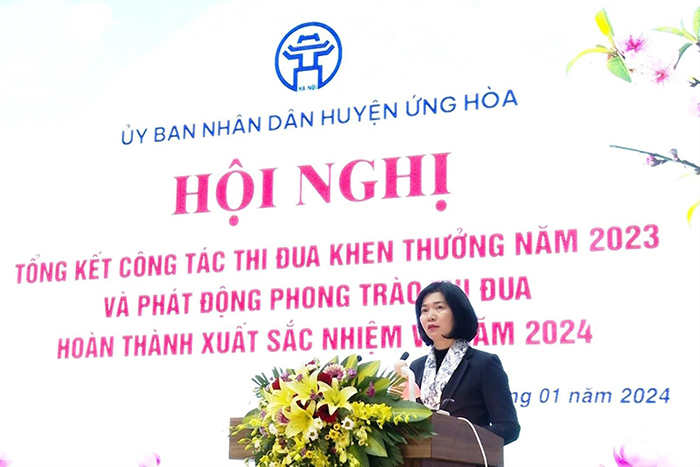 Huyện Ứng Hòa phát động phong trào thi đua hoàn thành xuất sắc nhiệm vụ năm 2024-3
