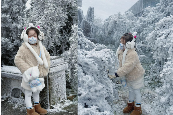 Giới trẻ vượt hàng trăm kilomet, mặc 5 lớp áo đi săn băng tuyết ở Mẫu Sơn-14