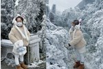Giới trẻ vượt hàng trăm kilomet, mặc 5 lớp áo đi săn băng tuyết ở Mẫu Sơn-14