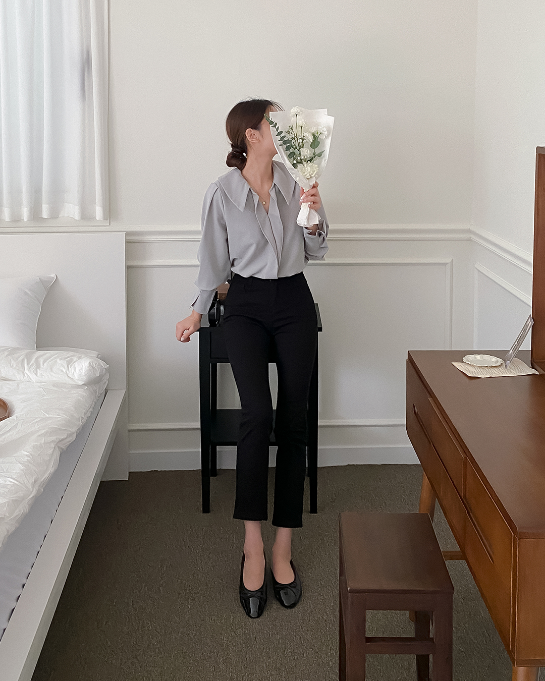 10 cách diện quần ống bó tôn dáng, thanh lịch tới công sở-2