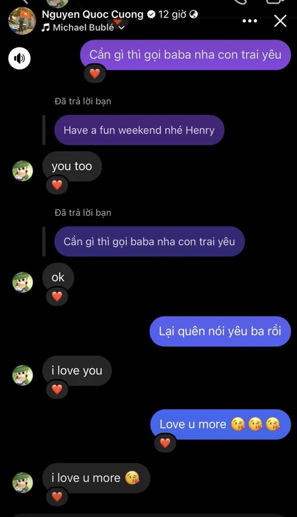 Cường Đô La tiết lộ đoạn tin nhắn với con trai: Subeo trả lời lạnh lùng nhưng kết thúc bằng một câu siêu ngọt ngào-1