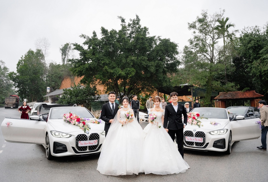 Hai anh em ruột ở Phú Thọ căn giờ đón dâu, cưới cùng một ngày-3