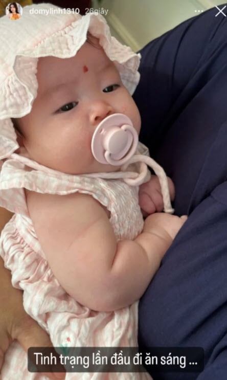 Sinh cháu nội sau khi vào làm dâu gia đình tỷ phú Việt, Hoa hậu Đỗ Mỹ Linh gặp căng thẳng khi chăm con-1