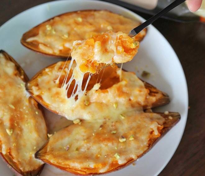 Vẫn là khoai lang nướng nhưng thêm thứ này ngon hơn gấp bội, nhìn chất như món Tây-8