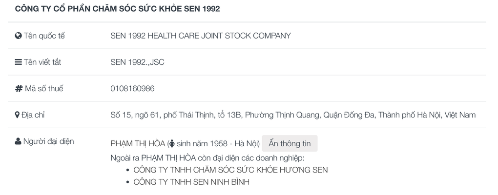 Trước khi bị bắt, mẹ con bà Phạm Thị Hòa có vai trò gì tại Sen Tài Thu?-2