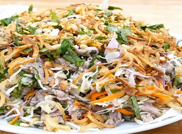 Tiệc tùng quá nhiều, giải ngấy cho gia đình bằng món gỏi bắp cải thịt bò giòn ngon, dễ làm tại nhà-20