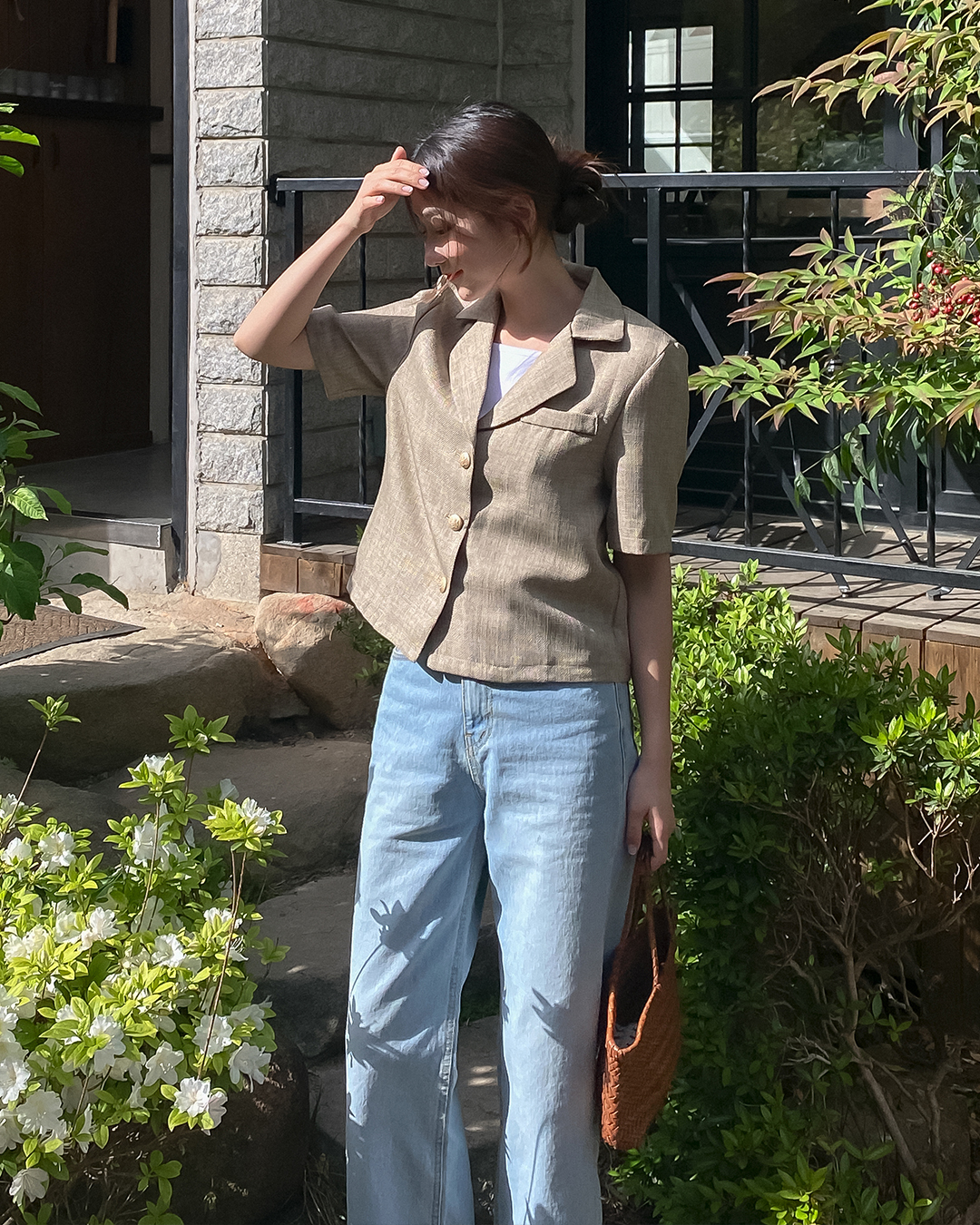 10 cách mặc áo blazer với quần jeans thanh lịch, sành điệu từ công sở ra phố-7