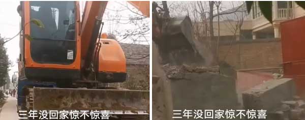 Về quê đón Tết sau 3 năm làm ăn xa, người đàn ông nóng mắt” với cảnh này: Cho máy xúc qua dỡ nhà hàng xóm-3