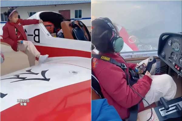 Chán cảnh tắc đường ngày Tết, người đàn ông lái hẳn máy bay đưa con gái về quê, sự thật là gì?-3