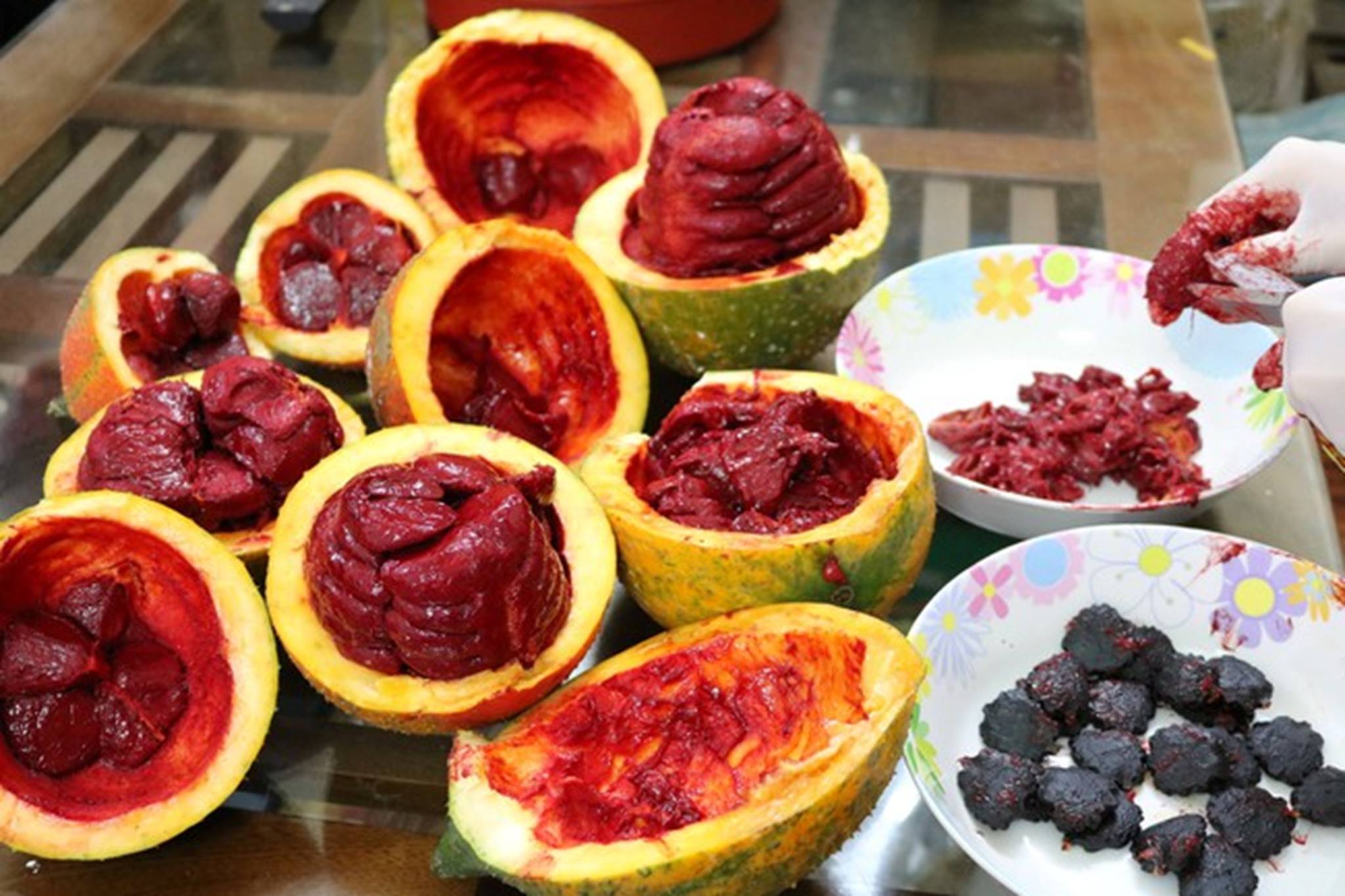 Bí quyết làm xôi cá chép cúng ngày ông Công ông Táo tuyệt đẹp, hạt xôi tơi và màu tự nhiên tốt cho sức khỏe-2