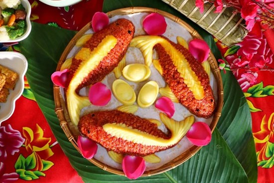 Bí quyết làm xôi cá chép cúng ngày ông Công ông Táo tuyệt đẹp, hạt xôi tơi và màu tự nhiên tốt cho sức khỏe