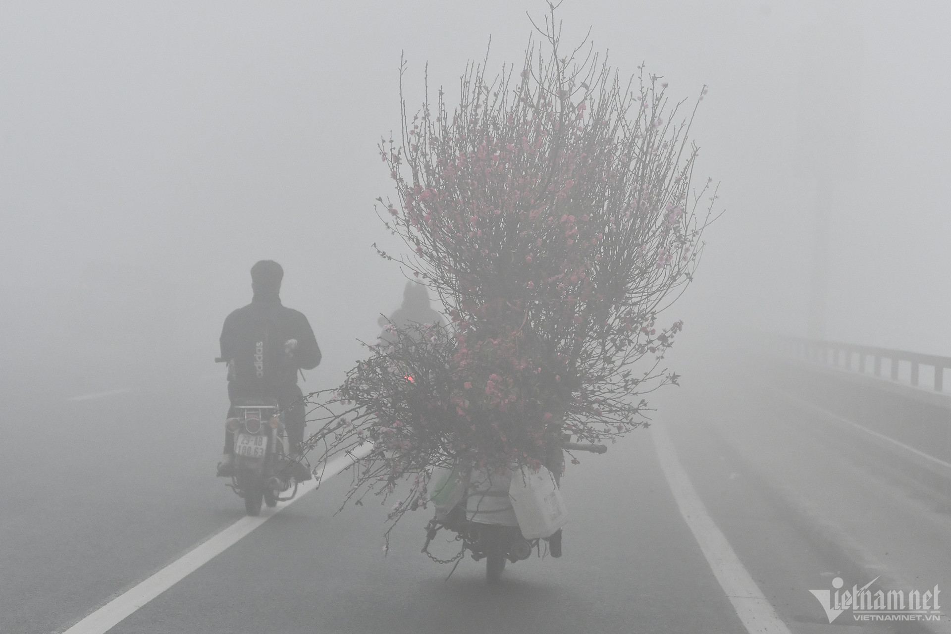 Đường phố Hà Nội mù sương như Sapa, 8h ô tô phải bật đèn-8