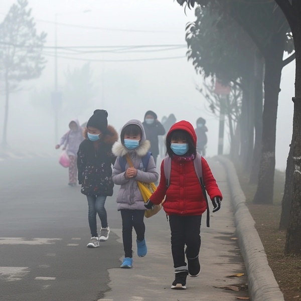 23 Tết ông Công ông Táo, Hà Nội chìm trong sương mù kết hợp nồm ẩm, người dân nên làm 7 việc để tránh bệnh-4
