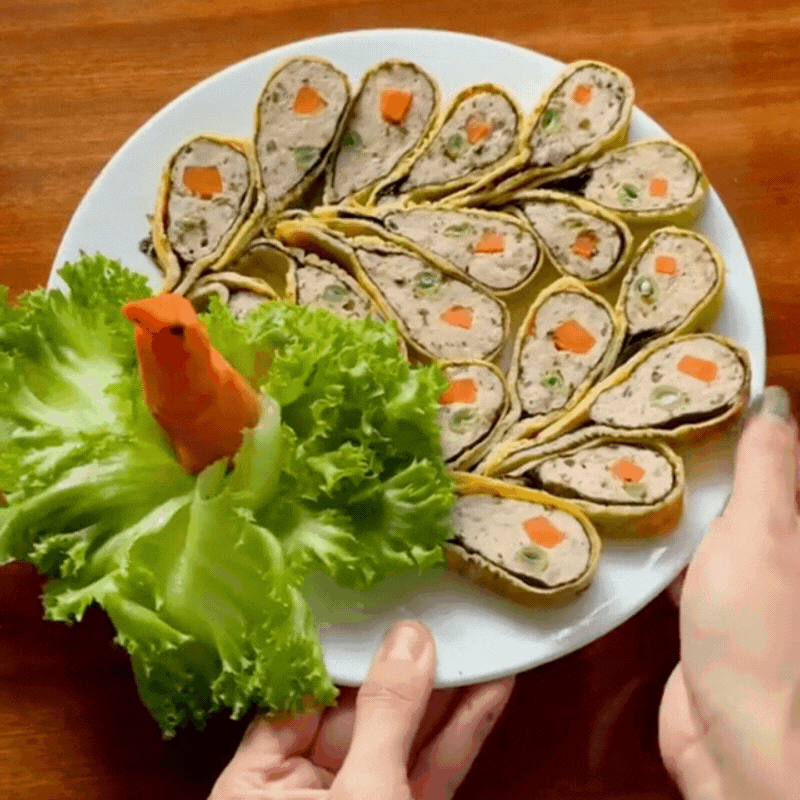 Làm món chả phượng cực dễ bày mâm cỗ Tết siêu đẹp, đến nam diễn viên Huỳnh Anh Tuấn cũng phải vào bếp trổ tài-17