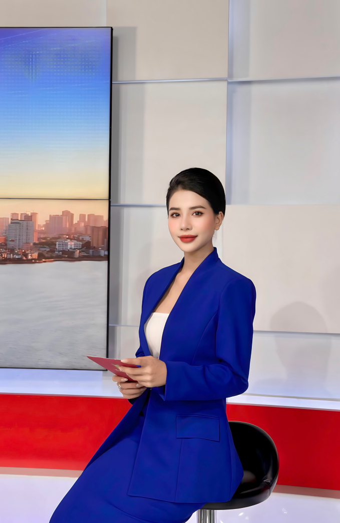 Nhan sắc ngọt ngào của MC Thời sự Như Quỳnh vừa giành ngôi Á khôi Hà Nội 2023-3