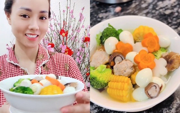 Vợ NSND Công Lý hé lộ góc nhỏ phòng khách đầy hoa tươi ngày cận Tết, bảo sao được khen là nàng dâu đảm đang-4